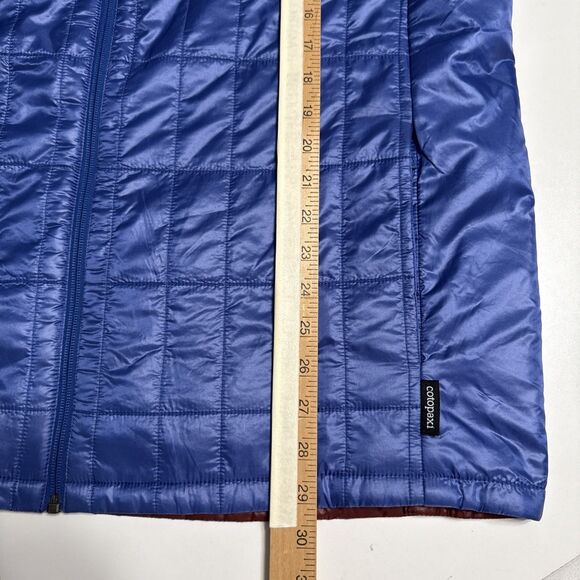 Cotopaxi XL Kusa Jacket Full Zip Parka Reversible Blue Maroon Mens Quilted NWOT - Picture 10 of 10
